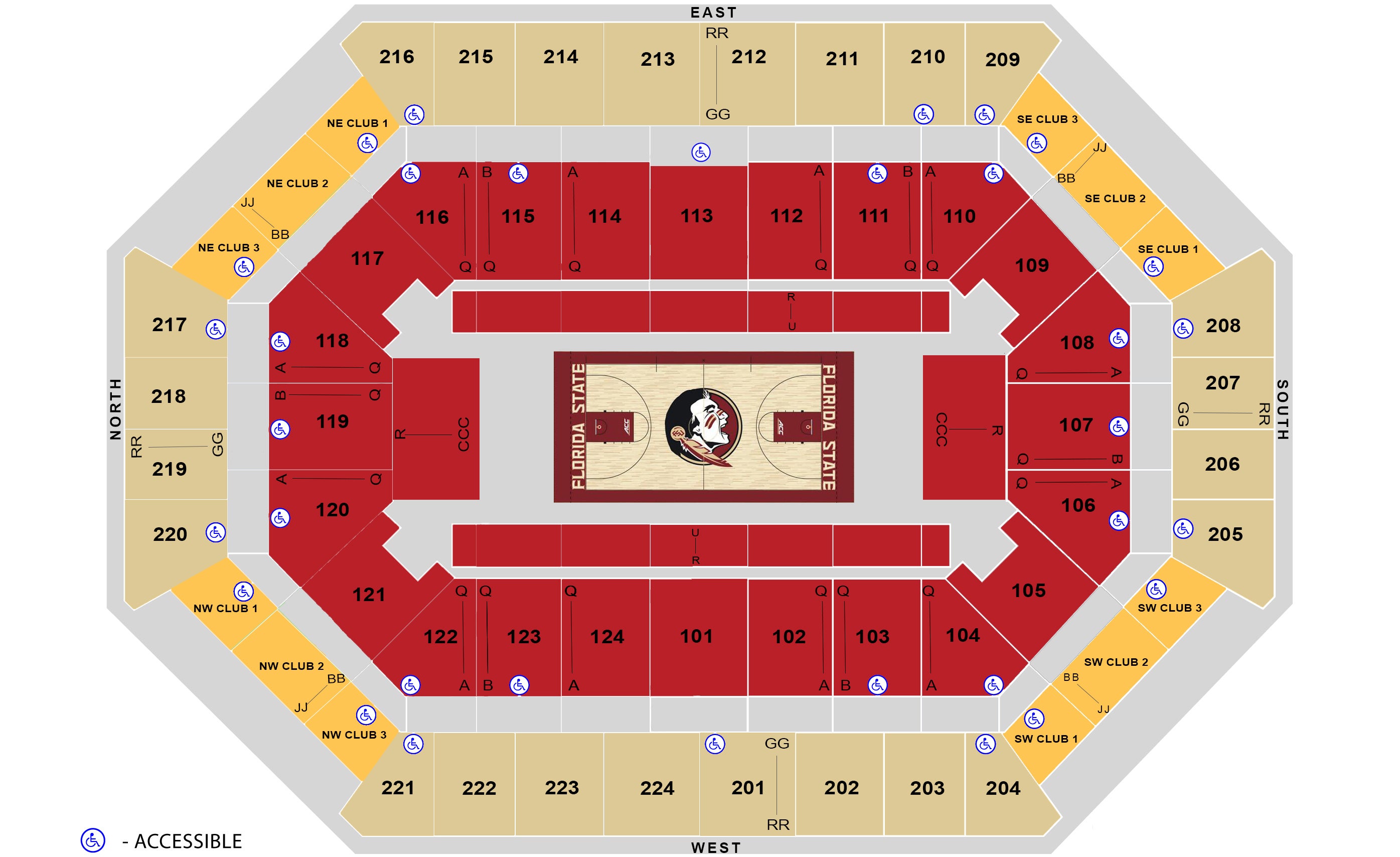 The Promontory Seating Chart